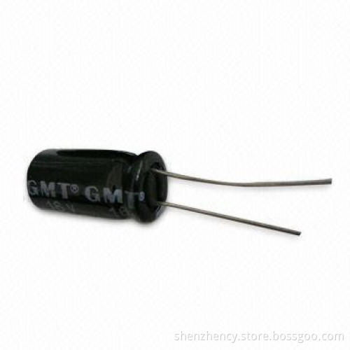 6.3 to 450V Electrolytic Capacitor with 10μF Capacitance, Comes in Standard Type